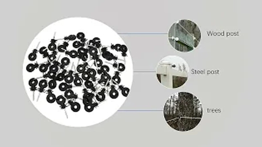 Aisladores eléctricos para cercado de granja