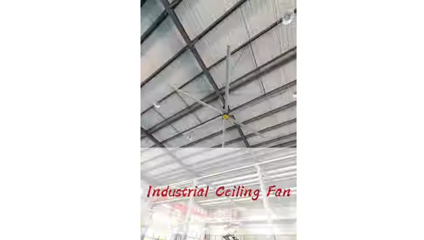 Video demostrativo de ventiladores industriales HVLS