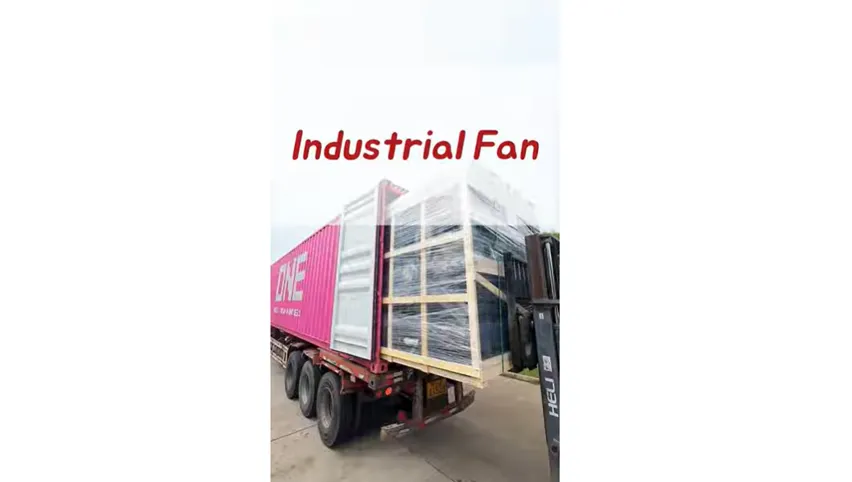 Presentación en video de ventilador industrial