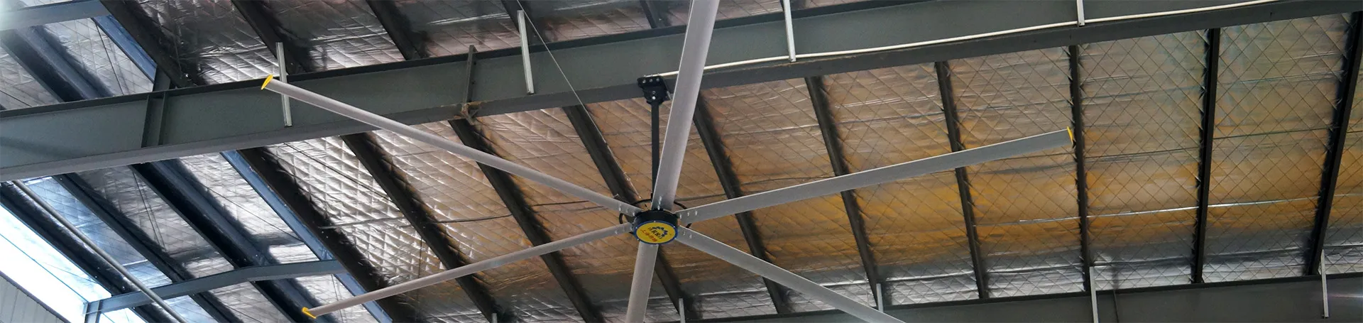 Ventiladores de techo industriales HVLS