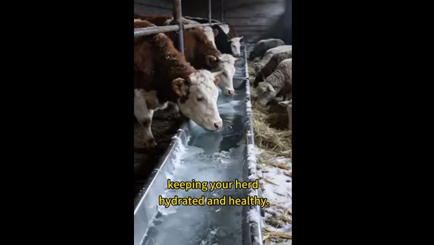 Cuenco de agua para vacas